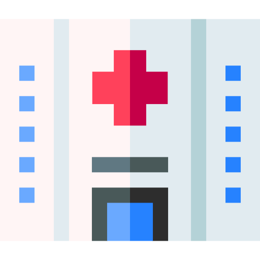 krankenhaus Basic Straight Flat icon