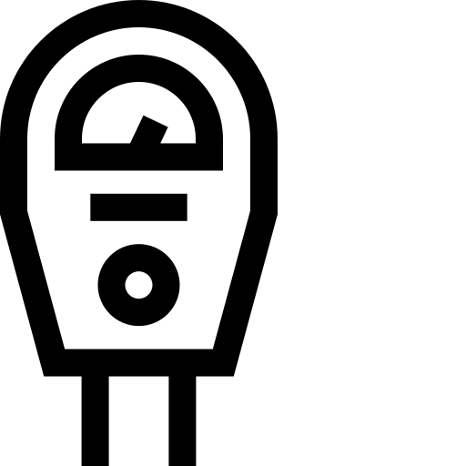 parkometr Basic Straight Lineal ikona