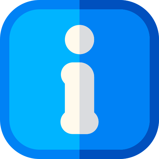 Info Basic Rounded Flat icon