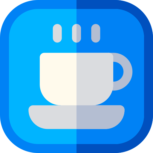 コーヒーショップ Basic Rounded Flat icon