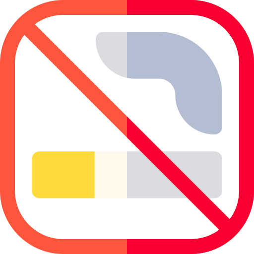 proibido fumar Basic Rounded Flat Ícone