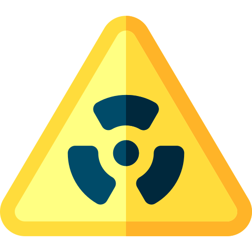 radioactivo Basic Rounded Flat icono
