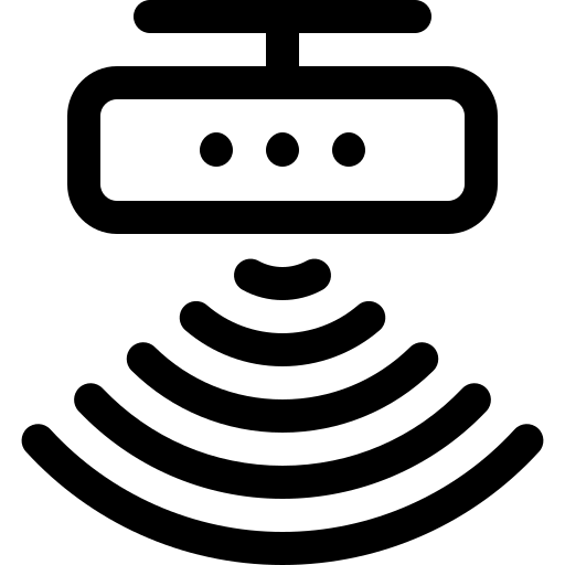 bewegingssensor Basic Rounded Lineal icoon