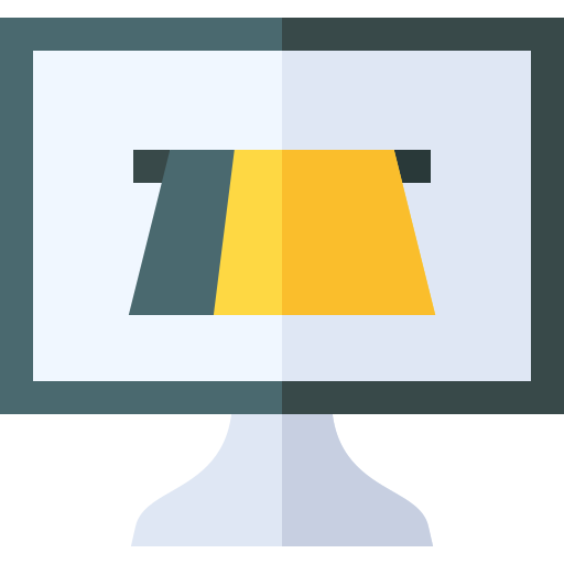 onlinebezahlung Basic Straight Flat icon