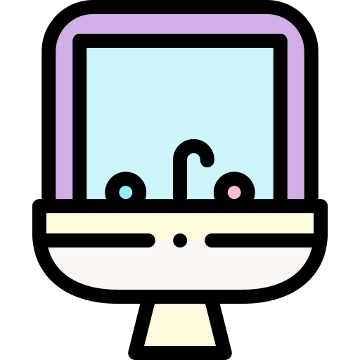 Sink Detailed Rounded Lineal color icon