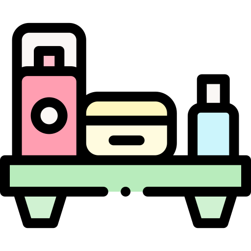 Shelf Detailed Rounded Lineal color icon