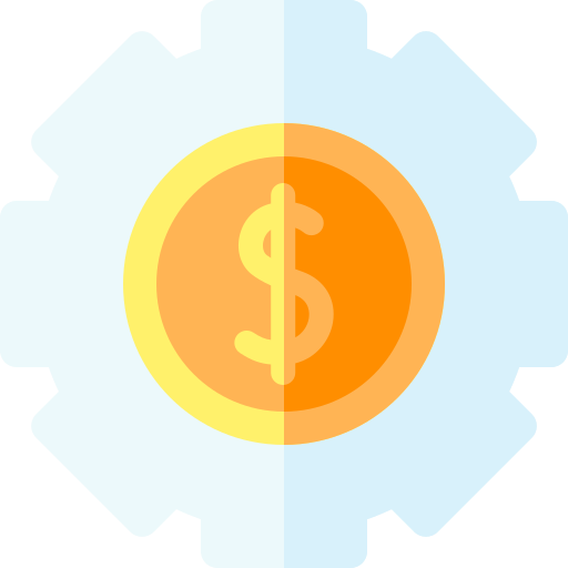 administración del dinero Basic Rounded Flat icono