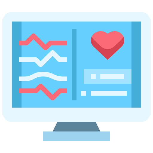 hartritmemonitor Justicon Flat icoon