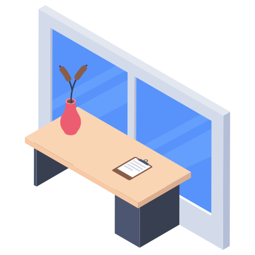 Reception desk Generic Isometric icon