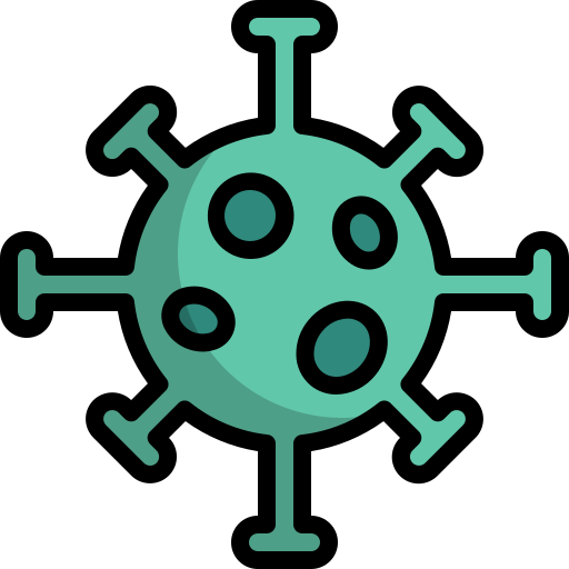 korona wirus Winnievizence Lineal color ikona