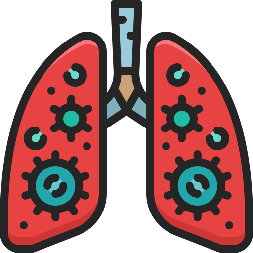 poumons infectés Generic Outline Color Icône