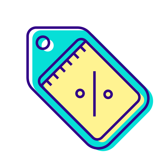 Discount tag Generic Color Omission icon