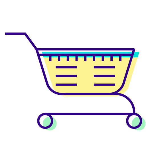 ショッピングカート Generic Color Omission icon
