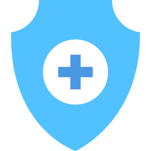 seguro de salud SBTS2018 Flat icono