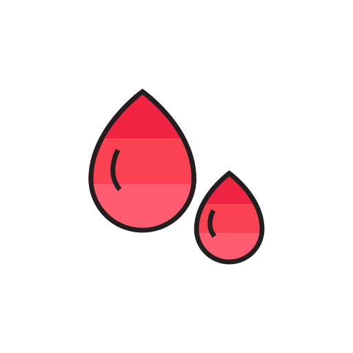kropla krwi Generic Outline Color ikona