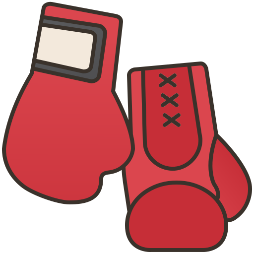 Boxing gloves Amethys Design Lineal Color icon