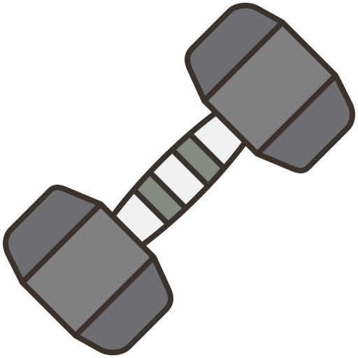 Dumbbell Amethys Design Lineal Color icon