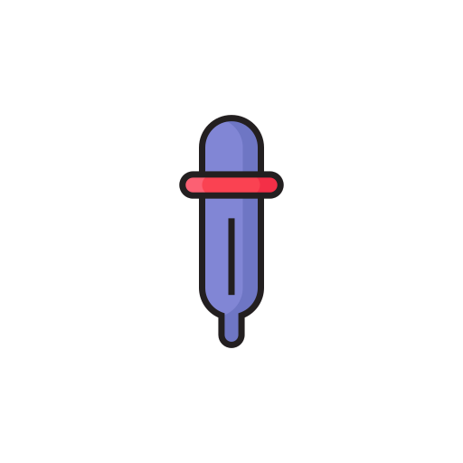 피펫 Generic Outline Color icon