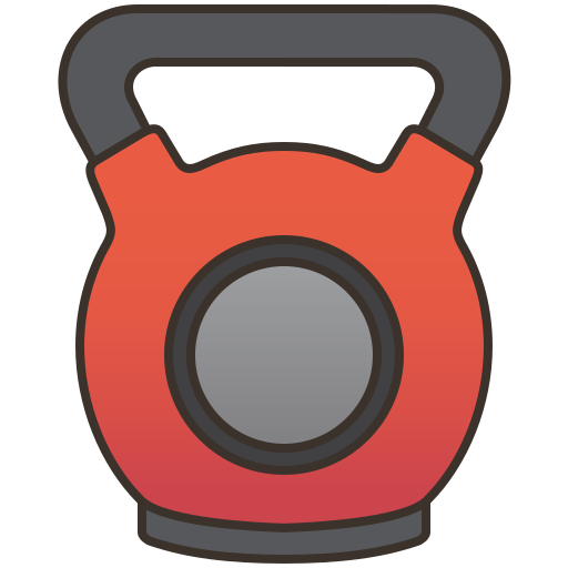 Kettlebell Amethys Design Lineal Color icon
