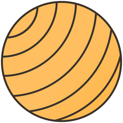Мяч для йоги Amethys Design Lineal Color иконка
