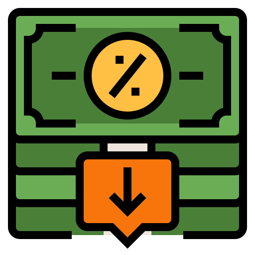 zinssatz Generic Outline Color icon