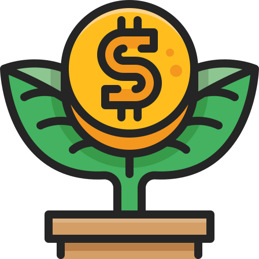 Árbol del dinero Generic Outline Color icono
