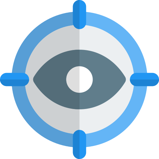 Eye Pixel Perfect Flat icon