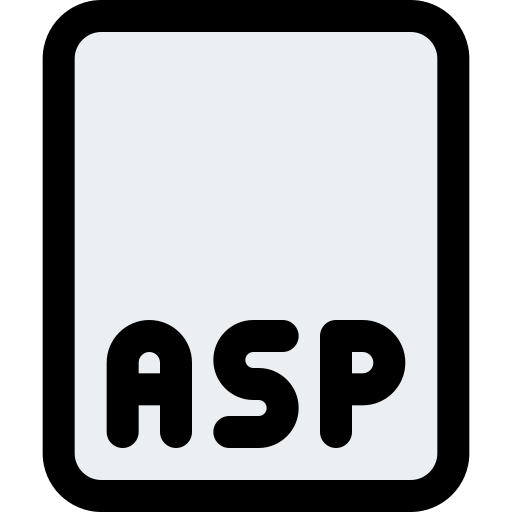 Aspx file Pixel Perfect Lineal Color icon
