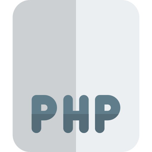 documento php Pixel Perfect Flat icono