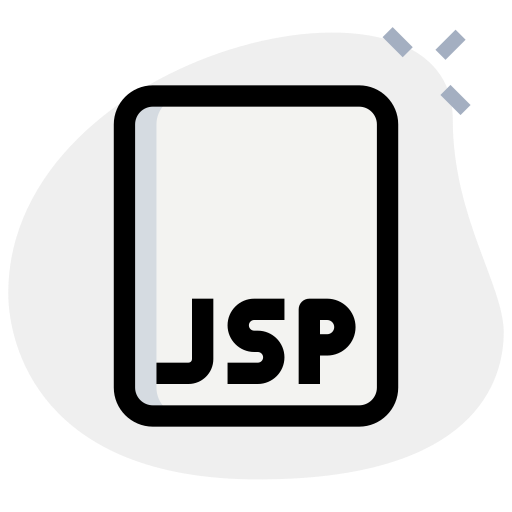 format pliku jsp Generic Rounded Shapes ikona