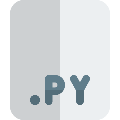 format py Pixel Perfect Flat ikona
