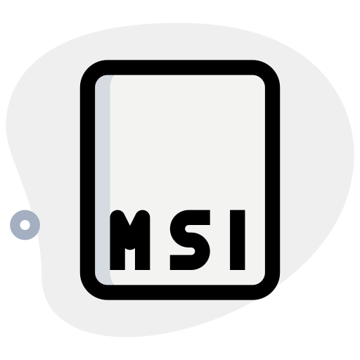 archivo msi Generic Rounded Shapes icono