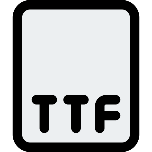 ttfファイル Pixel Perfect Lineal Color icon