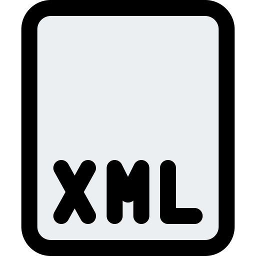 archivo xml Pixel Perfect Lineal Color icono