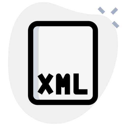 xml-bestand Generic Rounded Shapes icoon