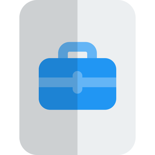 Suitcase Pixel Perfect Flat icon