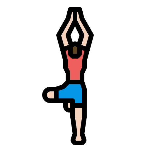 Yoga photo3idea_studio Lineal Color icon