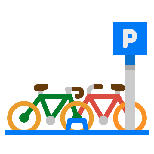 parking dla rowerów photo3idea_studio Flat ikona