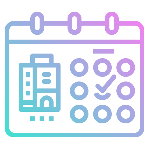 예약 photo3idea_studio Gradient icon