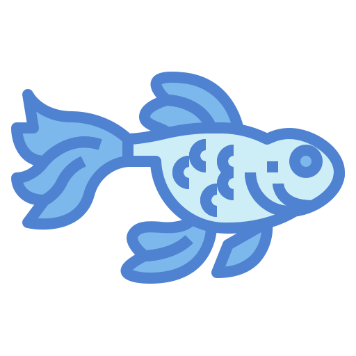 pesce rosso Generic Blue icona