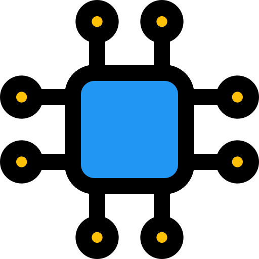 Microchip Pixel Perfect Lineal Color icon