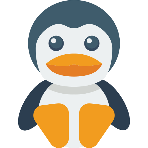 pinguino Basic Miscellany Flat icona