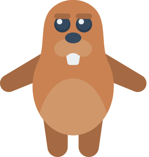 Beaver Basic Miscellany Flat icon