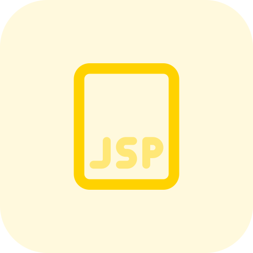 formato de archivo jsp Pixel Perfect Tritone icono