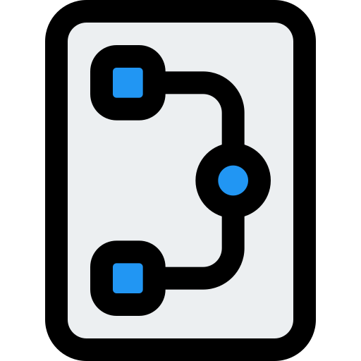struktura organizacyjna Pixel Perfect Lineal Color ikona