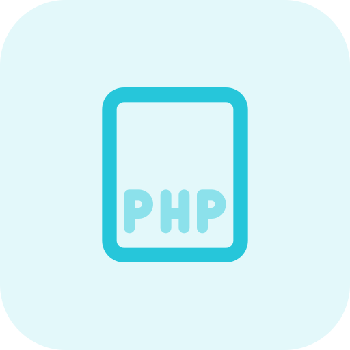dokument php Pixel Perfect Tritone ikona