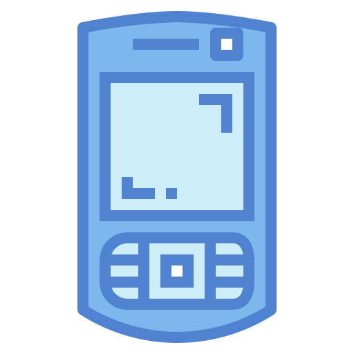 teléfono móvil Generic Blue icono