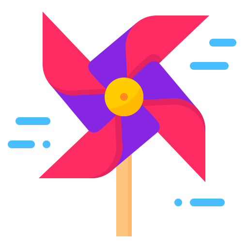 風車 mynamepong Flat icon
