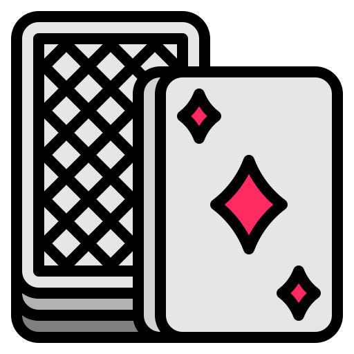 cartas de poker mynamepong Lineal Color Ícone