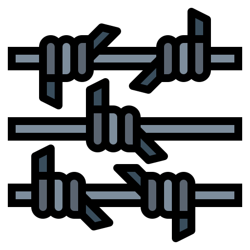 가시 철사 Smalllikeart Lineal Color icon